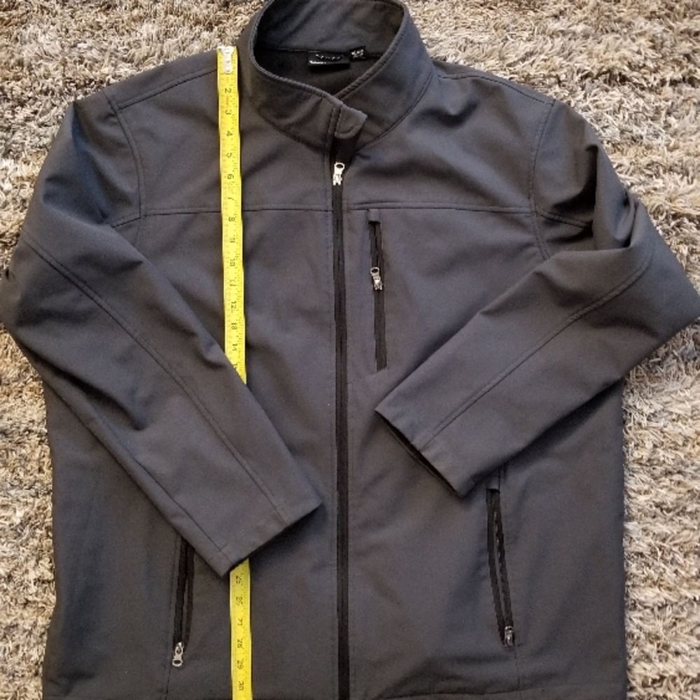 Men's Charcoal Softshell Swiss Tech Outdoor Jacket